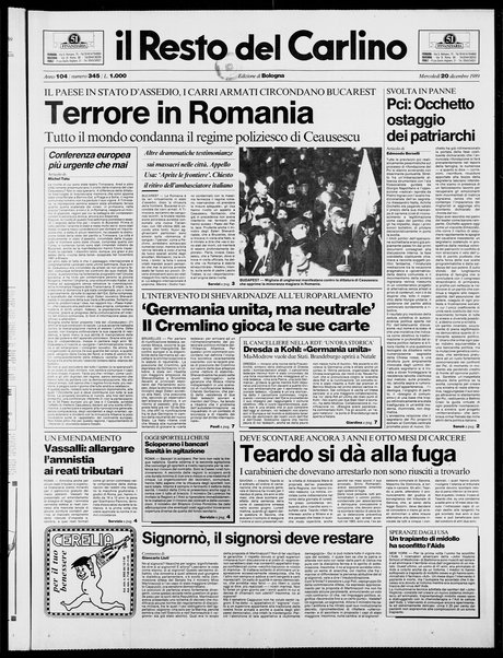 Il Resto del Carlino : giornale dell'Emilia